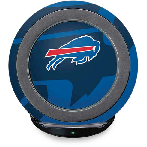 NFL Buffalo Bills Double Vision Fast Charge Wireless Charging Stand Skin